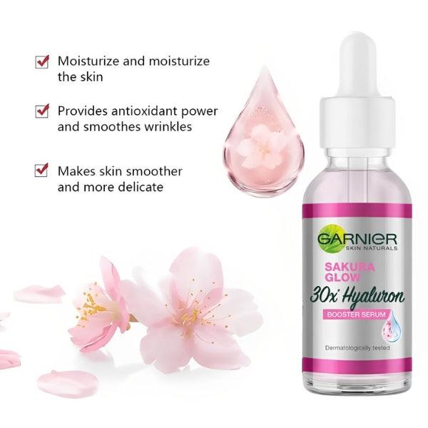 Garnier Sakura Glow 30x Hyaluron Booster Serum 30ml - Nazar Jan's Supermarket