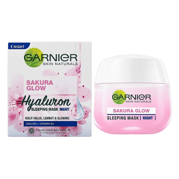 Garnier Sakura Glow Hyaluron Night Cream 50ml - Nazar Jan's Supermarket