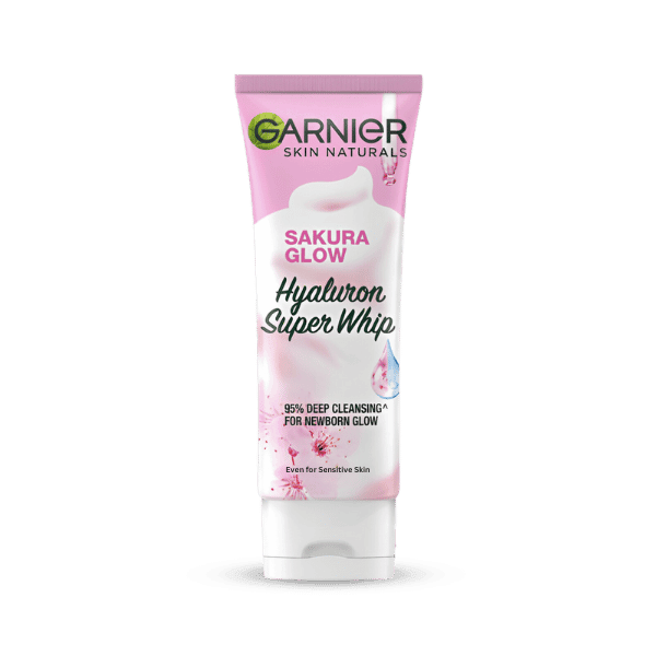 Garnier Sakura Glow Hyaluron Super Whip Foam 100ml - Nazar Jan's Supermarket