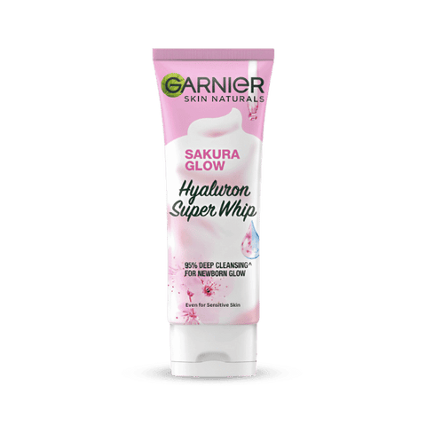 Garnier Sakura Glow Hyaluron Super Whip Foam 100ml - Nazar Jan's Supermarket