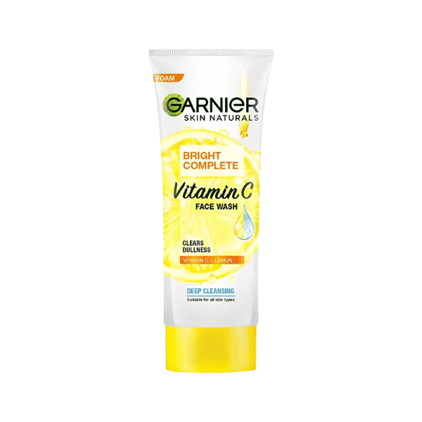 Garnier Skin Naturals Bright Complete Vitamin C Face Wash 100ml - Nazar Jan's Supermarket