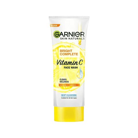 Garnier Skin Naturals Bright Complete Vitamin C Face Wash 100ml - Nazar Jan's Supermarket