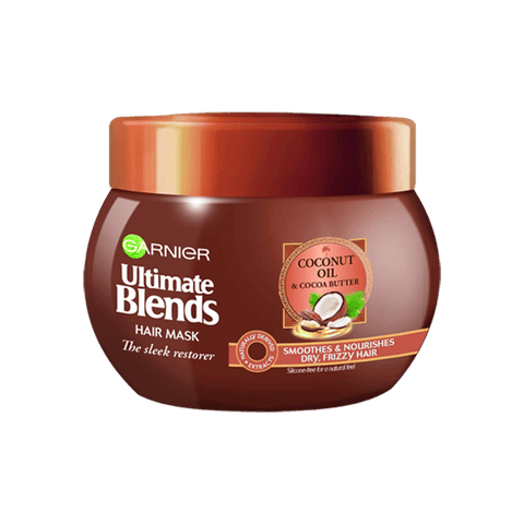 GARNIER ULTIMATE BLENDS COCONUT OIL & COCA BUTTER HAIR MASK 300ML - Nazar Jan's Supermarket