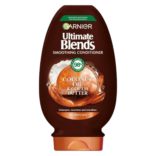 GARNIER ULTIMATE BLENDS COCONUT OIL & COCOA BUTTER CONDITIONER 400ML - Nazar Jan's Supermarket