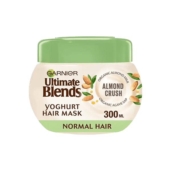 GARNIER ULTIMATE BLENDS YOGURT HAIR MASK ALMOND CRUSH 300ML - Nazar Jan's Supermarket