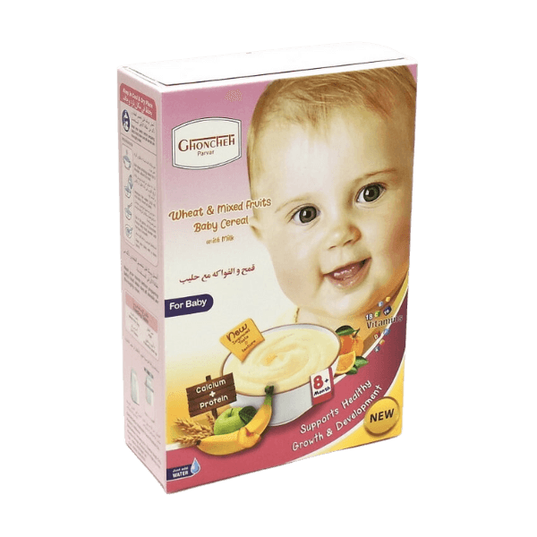 GHONCHEH WHEAT & MIXED FRUIT CEREAL 200GM - Nazar Jan's Supermarket