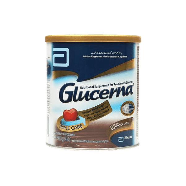 GLUCERNA NUTRITIONAL SUPPLEMENT CHOCOLATE FLAVOR 400GM - Nazar Jan's Supermarket