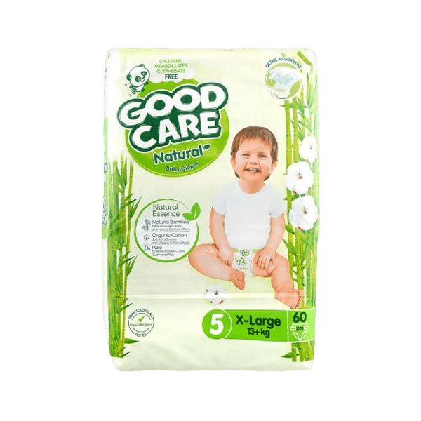 GOOD CARE BABY DIAPER XLARGE 5 - 60PCS - Nazar Jan's Supermarket