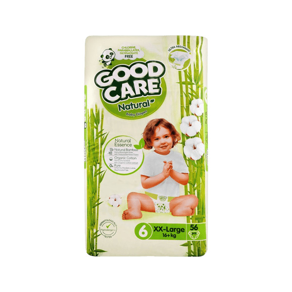 GOOD CARE BABY DIAPER XXLARGE SIZE 6 - 56PCS - Nazar Jan's Supermarket