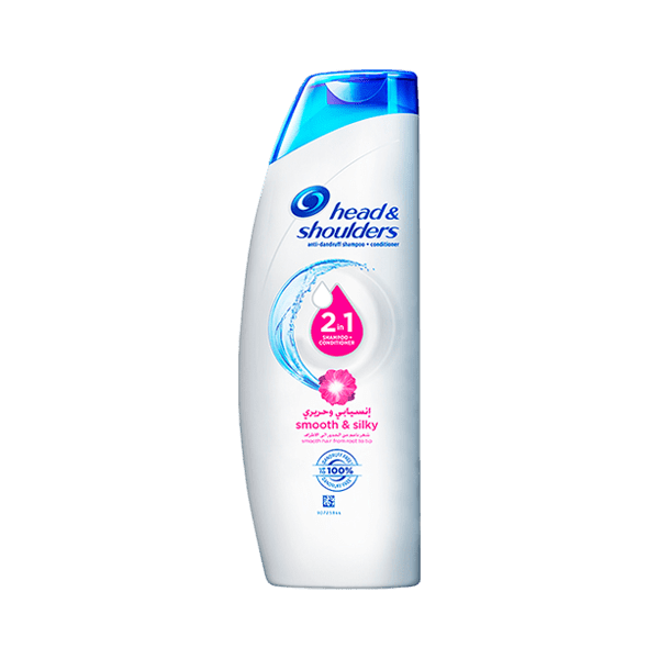 HEAD AND SHOULDERS 2 IN 1 SHAMPOO+CONDITIONER SMOOTH & SILKY 190ML - Nazar Jan's Supermarket