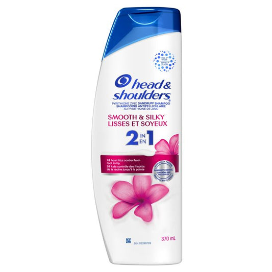 Head & Shoulders Smooth & Silky 2-in-1 Shampoo Conditioner 370ml