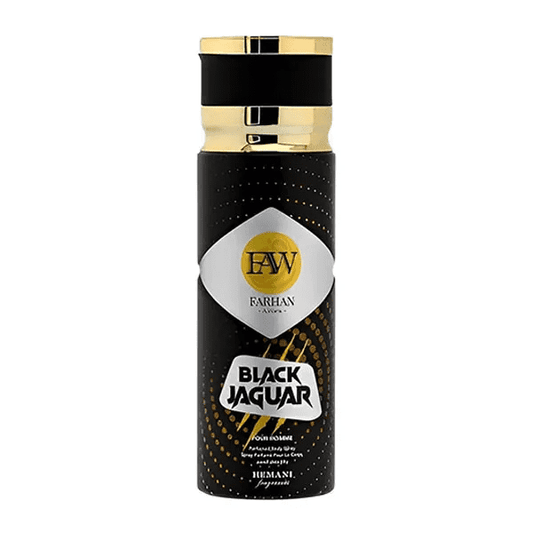 HEMANI BLACK JAGUAR PERFUMED BODY SPRAY 200ML - Nazar Jan's Supermarket