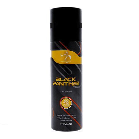 HEMANI BLACK PANTHER DEODORANT BODY SPRAY 200ML - Nazar Jan's Supermarket