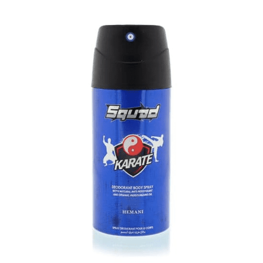 HEMANI SQUAD KARATE DEODORANT BODY SPRAY 150ML - Nazar Jan's Supermarket