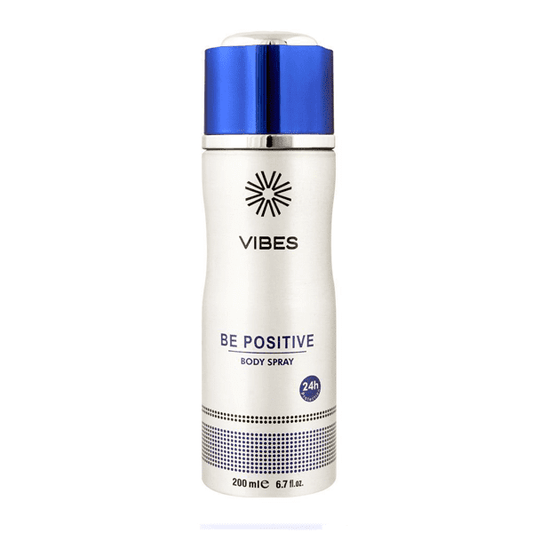 HEMANI VIBES BE POSITIVE BODY SPRAY 200ML - Nazar Jan's Supermarket