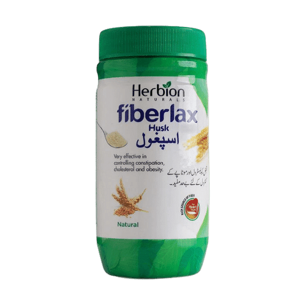 HERBION FIBERLAX NATURAL ISPHAGHOL HUSK 140G - Nazar Jan's Supermarket