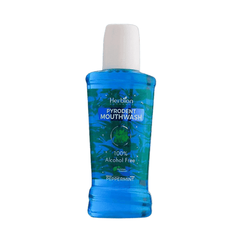 HERBION PYRODENT PEPPERMINT MOUTHWASH 300ML - Nazar Jan's Supermarket