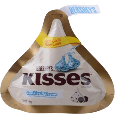 HERSHEY`S KISSES COOKIES N CREME CHOCOLATE 146G - Nazar Jan's Supermarket