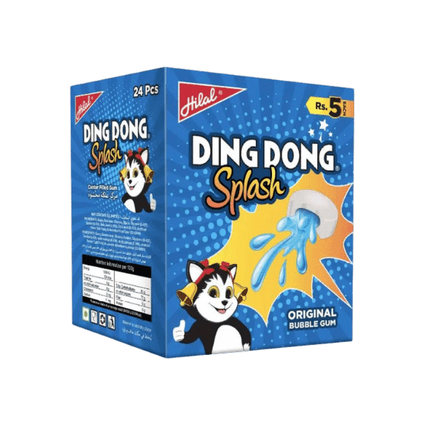 HILAL DING DONG SPLASH ORIGINAL GUM 24PC - Nazar Jan's Supermarket