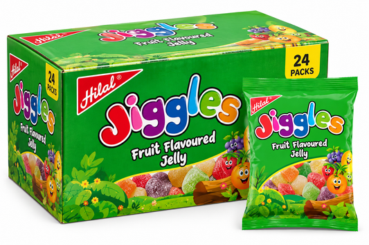 Hilal Jiggles Fruit Jelly Box of 24 with sachet