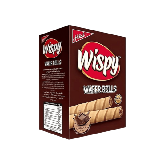 Hilal Wispy Chocolate Wafer Rolls – Pack of 24 (1x24)