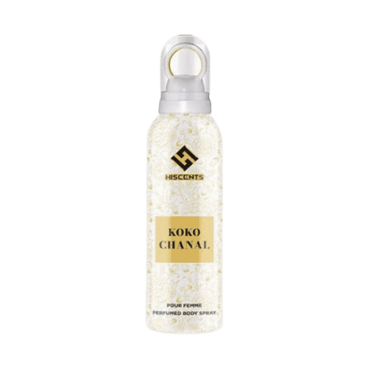 HISCENTS KOKO CHANAL BODY SPRAY 200ML - Nazar Jan's Supermarket