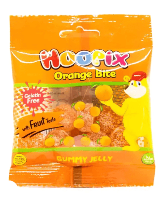 HOOPIX ORANGE BITE GUMMY JELLY - Nazar Jan's Supermarket