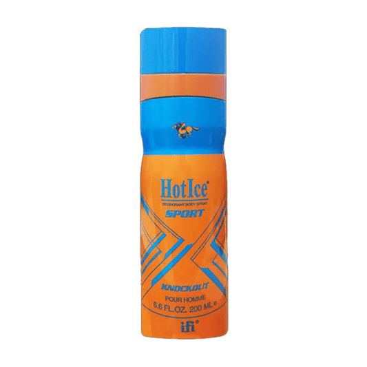 HOT ICE SPORT KNOCKOUT BODY SPRAY 200ML - Nazar Jan's Supermarket