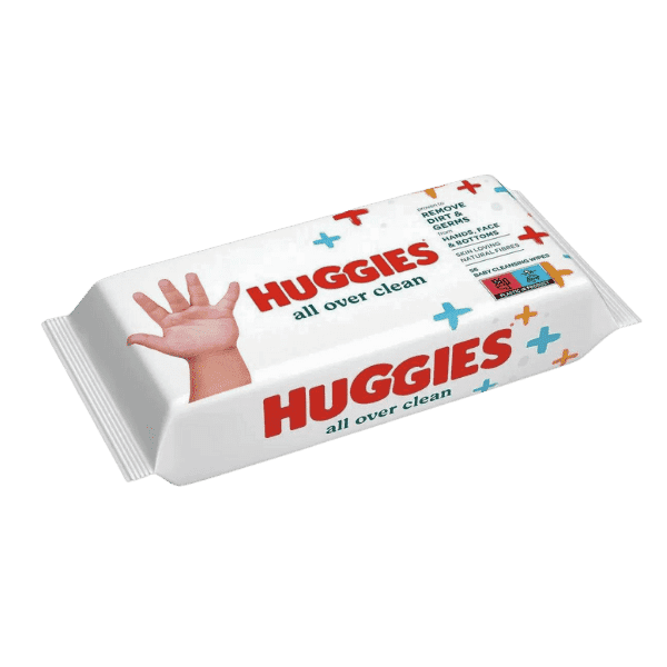 HUGGIES ALL OVER CLEAN BABY WIPES 56PCS - Nazar Jan's Supermarket