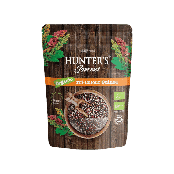 HUNTERS GOURMET ORGANIC TRI COLOUR QUINOA 300G - Nazar Jan's Supermarket