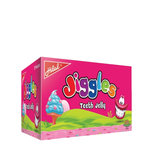 Hilal Jiggles Teeth Jelly – 7.20g, Pack of 24 (1x24)