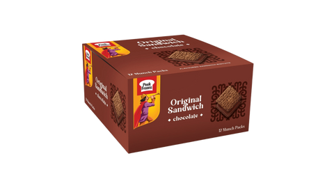Peek Freans Chocolate Sandwich Munch Pack – Pack of 12 (1x12)