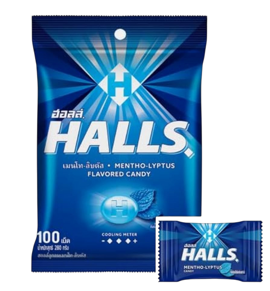 Halls Menthol Flavour Candy – 100 Pieces, 280g