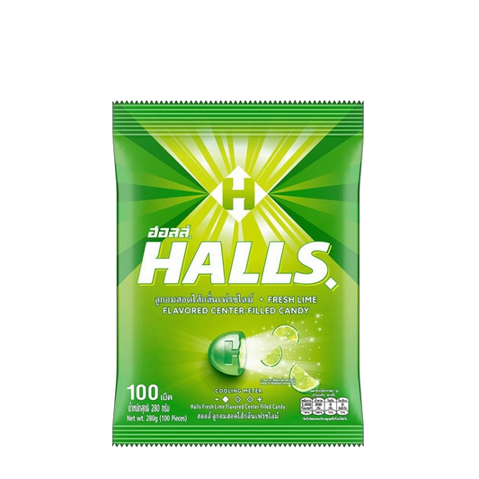 Halls Fresh Lime Flavour Candy – 100 Pieces, 280g