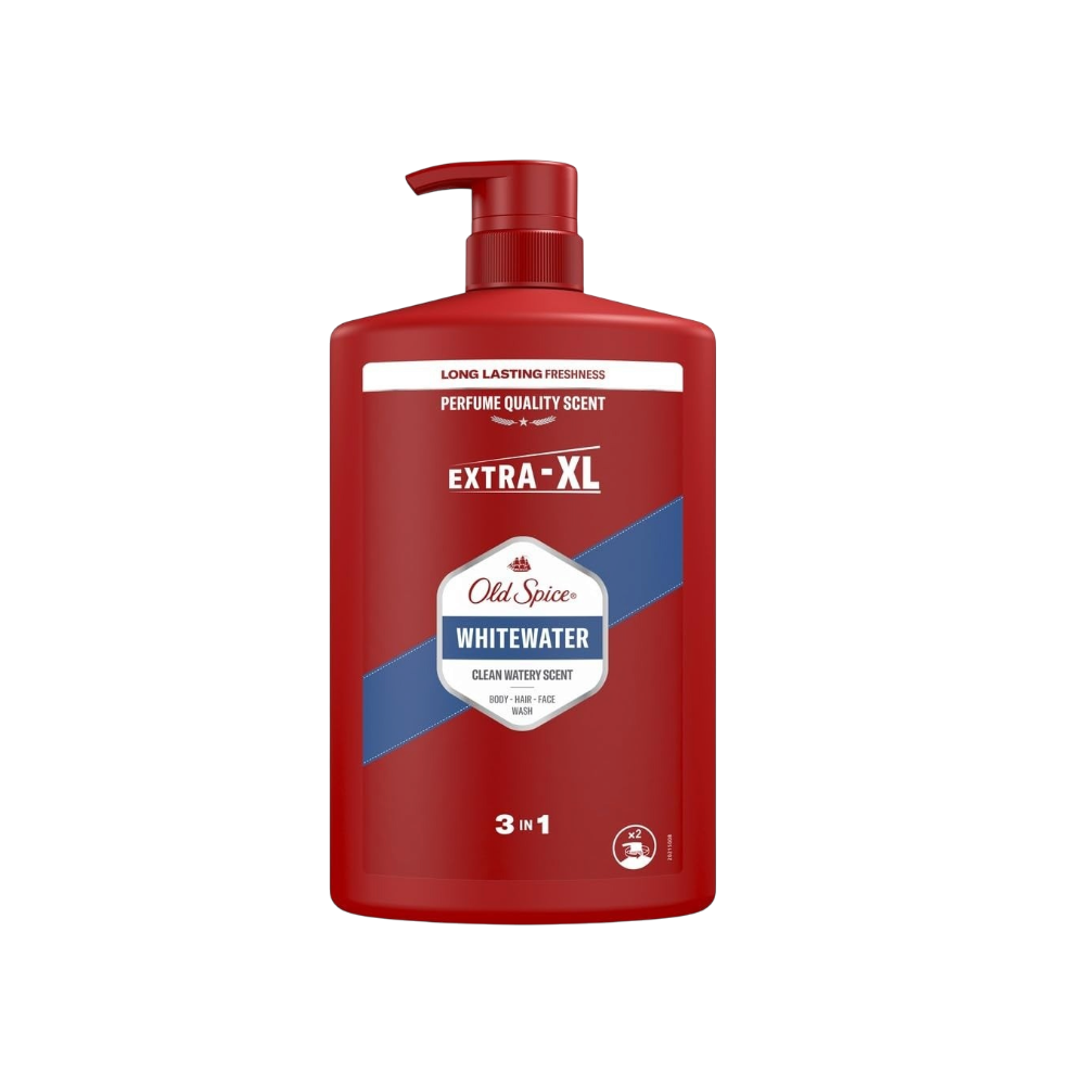 Old Spice Whitewater 3-in-1 Shower Gel – 1 Litre