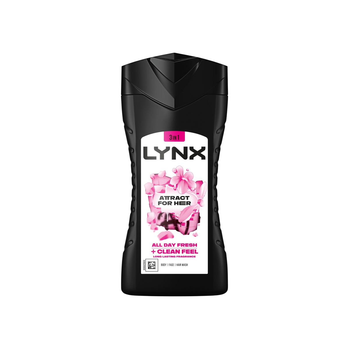 Lynx Rose & Bergamot Scent Body Wash – 225ml