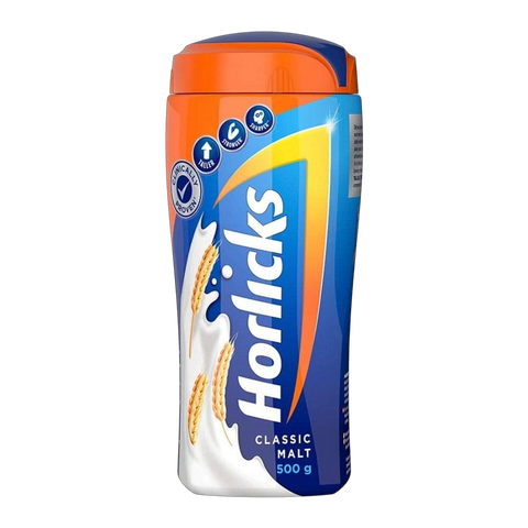Horlicks Classic Malt Malted Milk Drink Powder – 500g