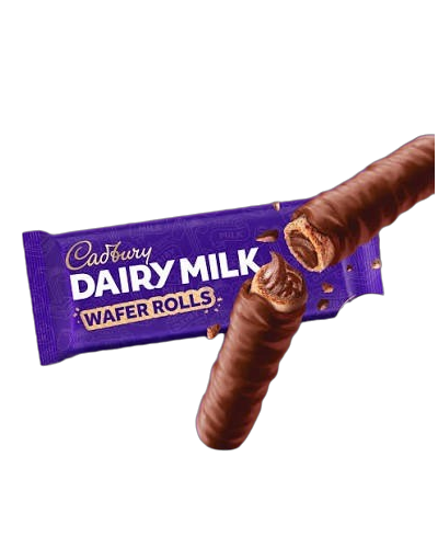 Cadbury Dairy Milk Wafer Rolls – 10g, Pack of 24