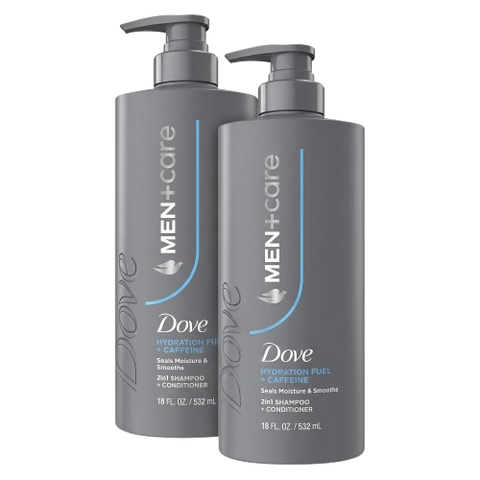 Dove Men+Care Hydration Fuel 2-in-1 Shampoo & Conditioner – 532ml