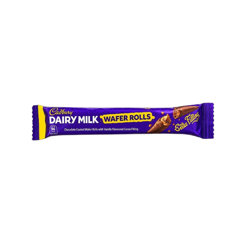 Cadbury Dairy Milk Wafer Rolls – 10g, Pack of 24