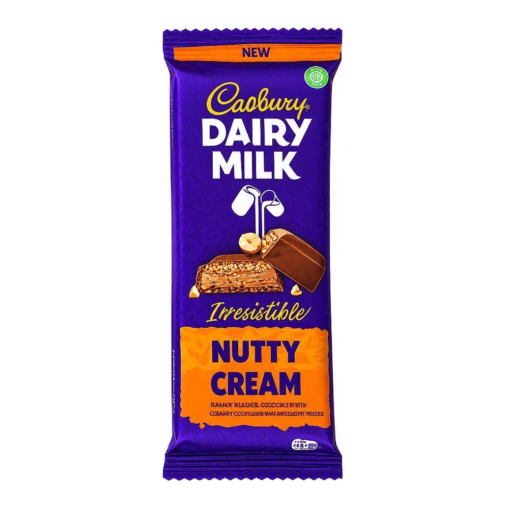 Cadbury Dairy Milk Nutty Cream 105g 1x12