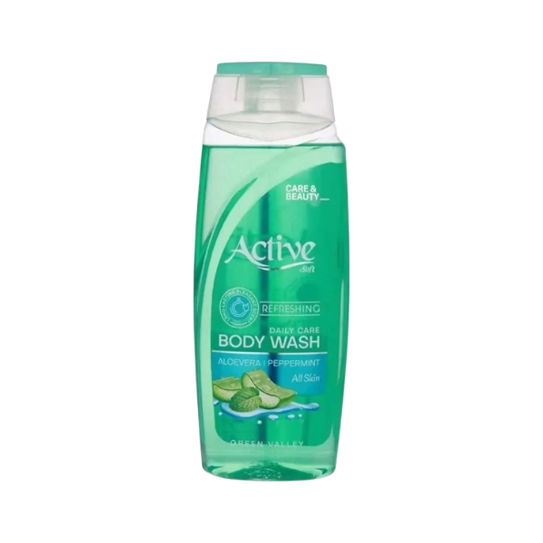 Green Valley Active Aloe Vera Peppermint Body Wash – 400ml
