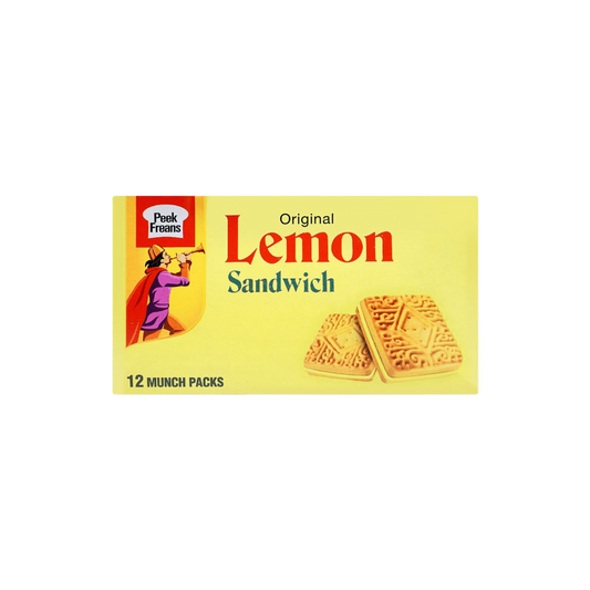 Peek Freans Lemon Sandwich Munch Pack – Pack of 12 (1x12)