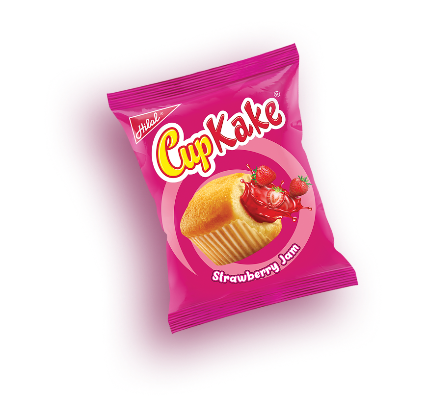 Hilal Cup Kake Strawberry Cupcakes – Pack of 12 (1x12)
