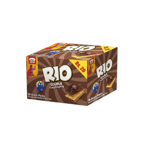 Peek Freans Rio Double Chocolate Snack Pack – Pack of 16 (1x16)