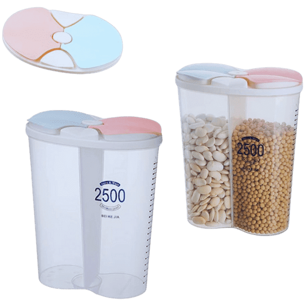 IMPERIAL FOOD CONTAINER TWIN PARTITION 2500ML - Nazar Jan's Supermarket