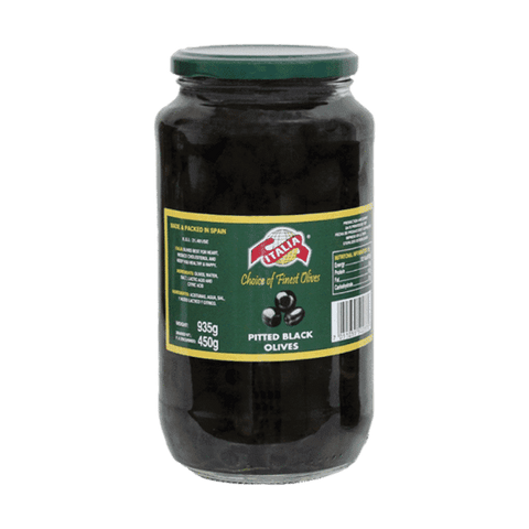 ITALIA BLACK SLICED OLIVES 935G - Nazar Jan's Supermarket