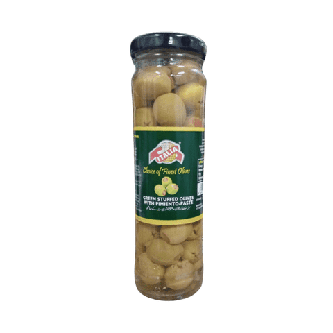 ITALIA GREEN STUFFED OLIVES 142G - Nazar Jan's Supermarket