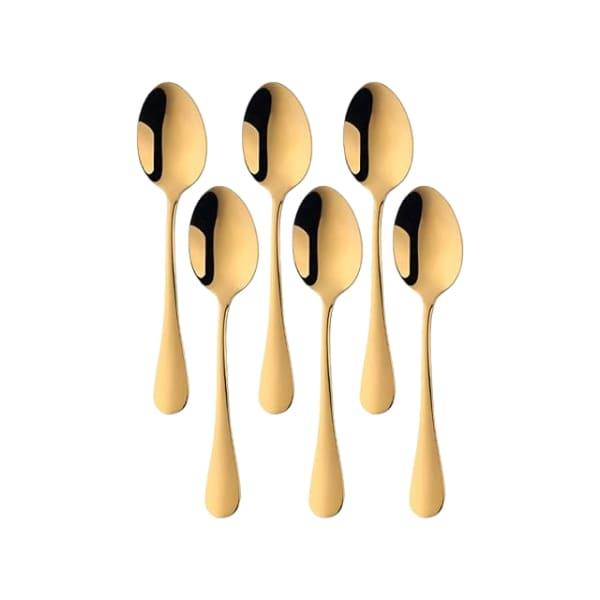 JAN'S GOLDEN DESSERT SPOON 6PCS - Nazar Jan's Supermarket