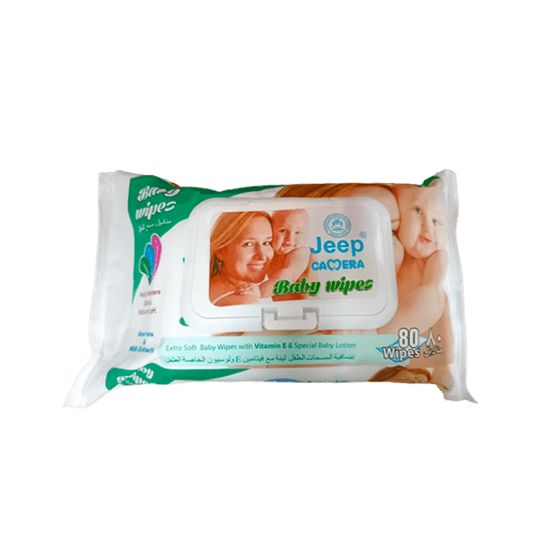 JEEP CAMERA BABY WIPES 80PCS - Nazar Jan's Supermarket